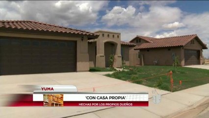 Familias con casas nuevas.