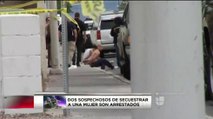 Se realiza fuerte operativo policíaco tras supuesto secuestro de una mujer