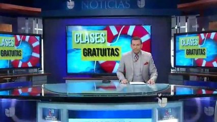 Ofrecen becas para clases de natación