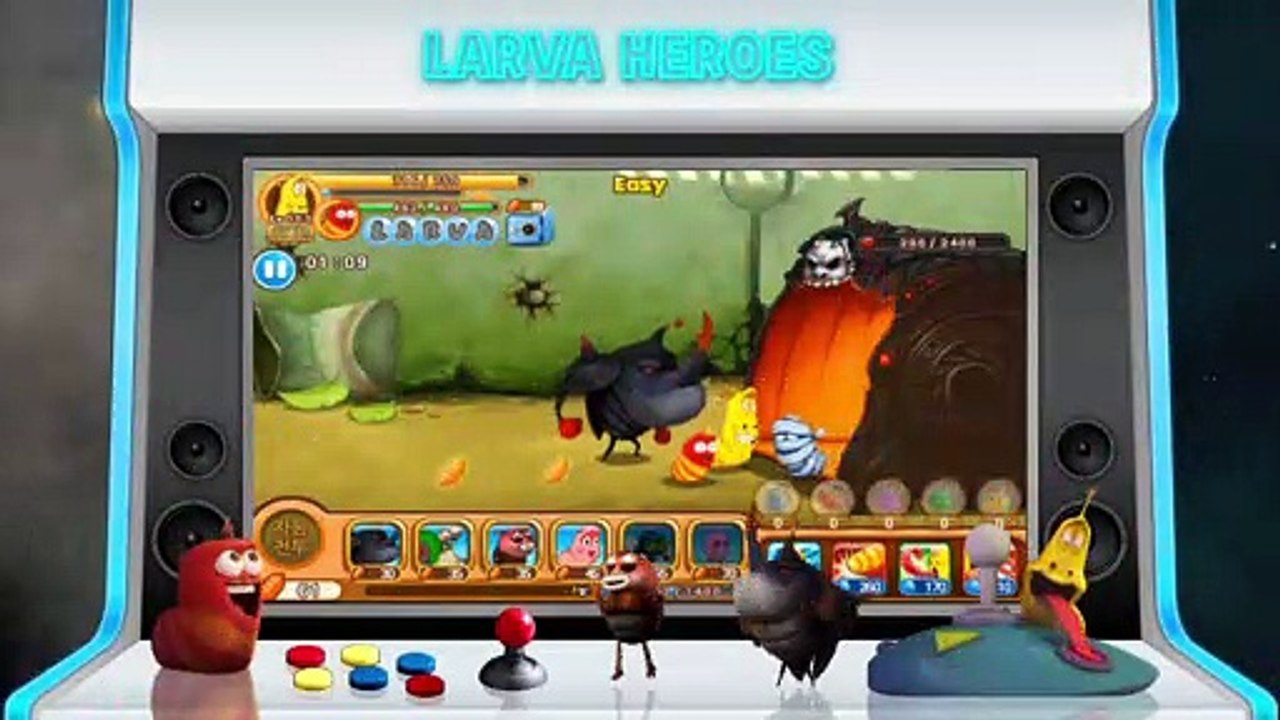 Let's go play larva heroes!