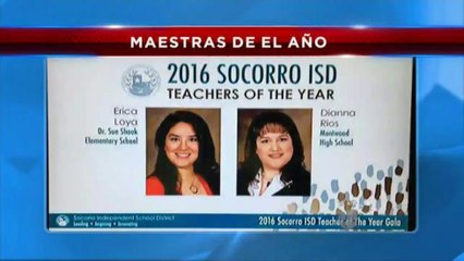 Maestras del año en el distrito escolar de El Paso