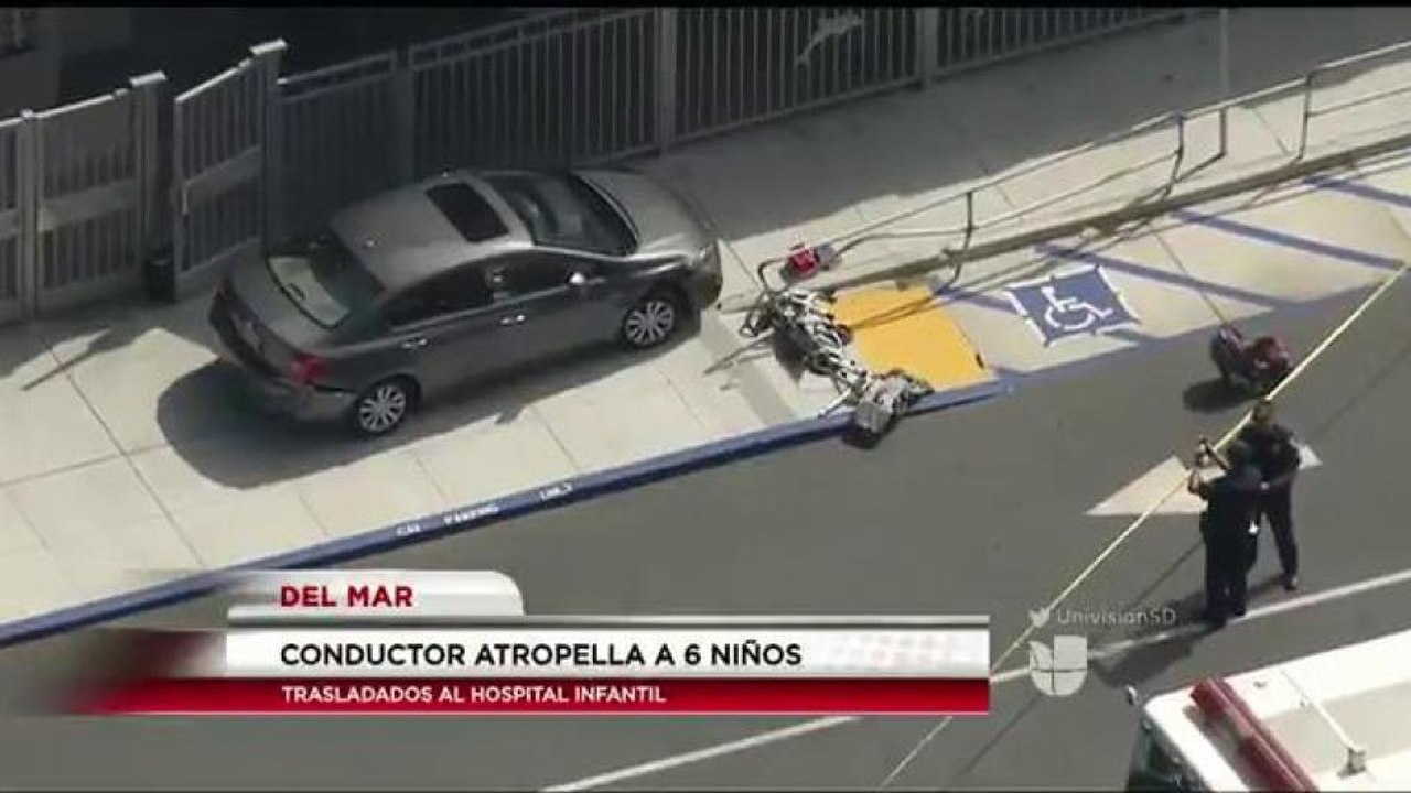 Atropellan a 6 niños