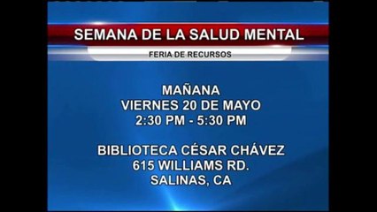 Feria de recursos sobre salud mental
