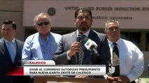 Conferencia en garita de Calexico.
