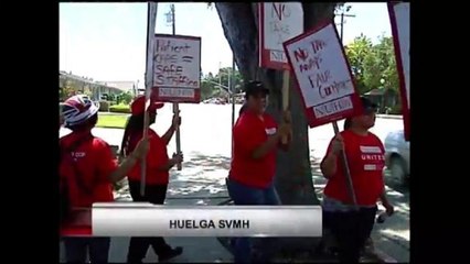 Empleados del SVMH están en huelga