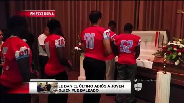 Dan el último adiós a joven hispano que fue baleado