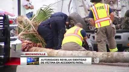 Revelan identidad de víctima en accidente fatal en Brownsville