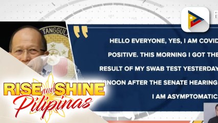 DND Sec. Lorenzana, nagpositibo sa COVID-19