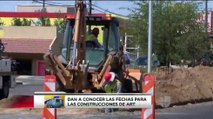 Los horarios para las próximas construcciones para el transporte público ART