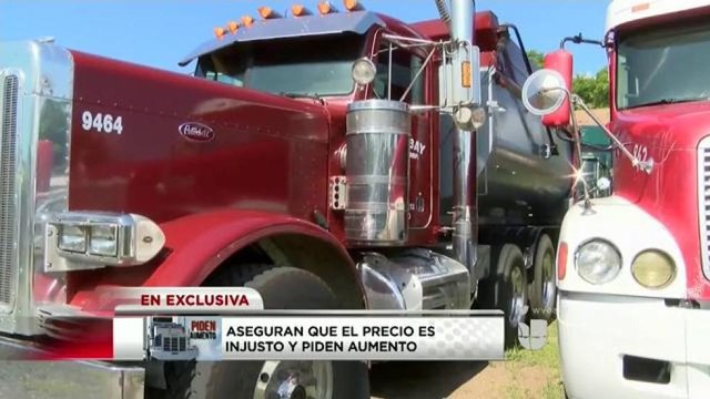 VIDEO: Camioneros paralizan labores por precios en las tarifas