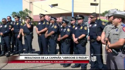 Publican Resultados de la Campaña "Abroche o Pague"
