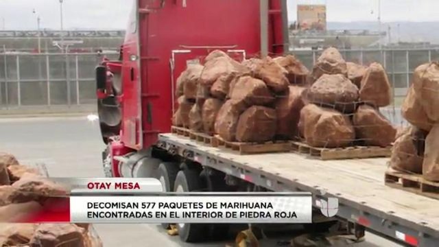 Decomiso paquetes de Marihuana