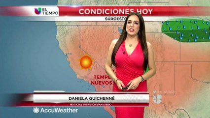Temperaturas históricas en San Diego Hoy se esperan disminuyan