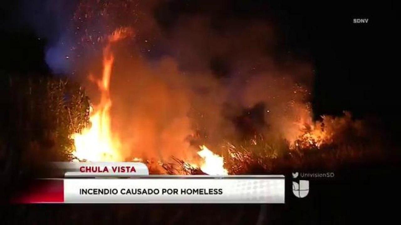 VIDEO: Un incendio despertó a residentes y Bomberos en Chula Vista