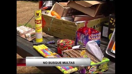 VIDEO: Advertencia sobre uso de fuegos artificiales