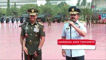 Saat Jenderal Andika Jabat Erat Tangan Marsekal Hadi, Hadi Sebut Andika Sebagai Adik