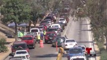 Policías e indigentes cobran por agilizar la espera en las Garitas de Tijuana
