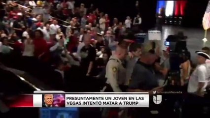 Joven presuntamente intentó matar a Donald Trump durante evento en Las Vegas