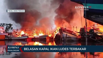 Download Video: Belasan Kapal Ikan Ludes Terbakar