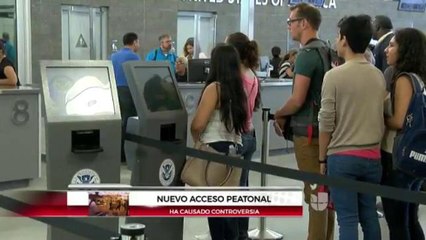 Inauguran nuevo acceso peatonal a San Ysidro