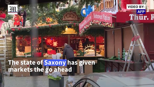 German Christmas markets hold their breath as covid cancellations loom