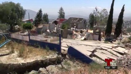 300 familias perdieron sus casas por derrumbes en Tijuana