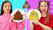 PANCAKE ART CHALLENGE How To Make Emojis From Pancakes in 24 hours! By 123GO! SCHOOL