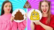PANCAKE ART CHALLENGE How To Make Emojis From Pancakes in 24 hours! By 123GO! SCHOOL