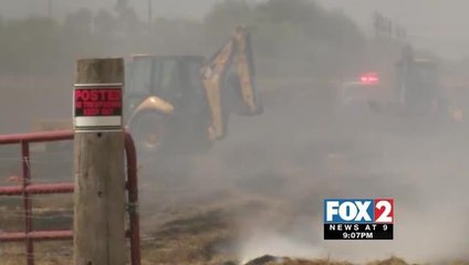 Fire Spreads Over 100 Acres