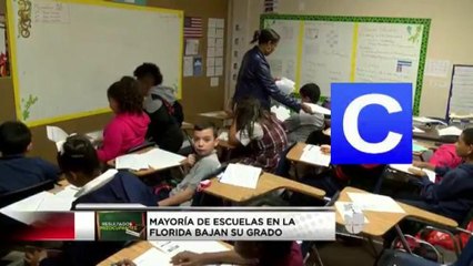 VIDEO: Bajan los grados en escuelas de la Florida