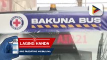 PRC Bakuna Bus, dumayo sa University of the East para magpabakuna ang mga guro at estudyante