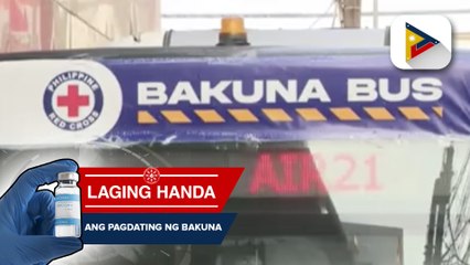 PRC Bakuna Bus, dumayo sa University of the East para magpabakuna ang mga guro at estudyante