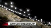 Detienen a 11 por robar focos de la montaña Franklin