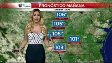 El estado del tiempo para el fin de semana con Perla Montemayor