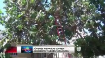 VIDEO: Jóvenes hispanos piden ayuda tras sufrir accidente