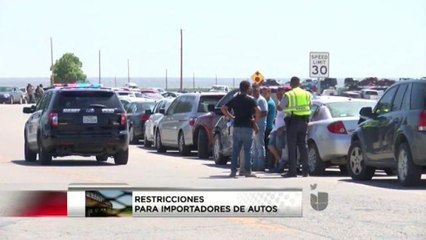 Restricciones para importadores de autos