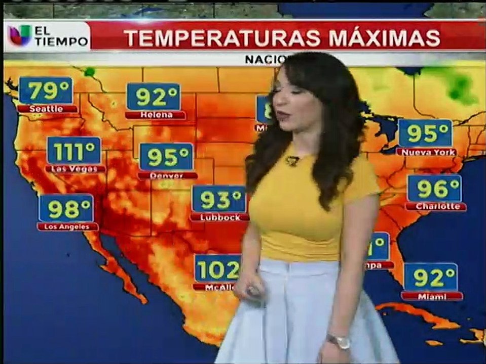 Temperaturas para el 25 de Agosto