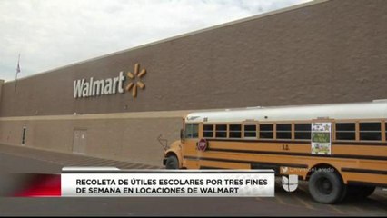 Recolecta de útiles escolares en Laredo