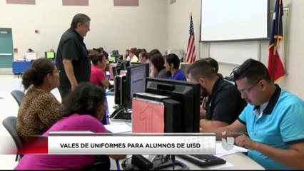 Vales de Uniformes escolares para alumnos del Distrito Escolar de United.