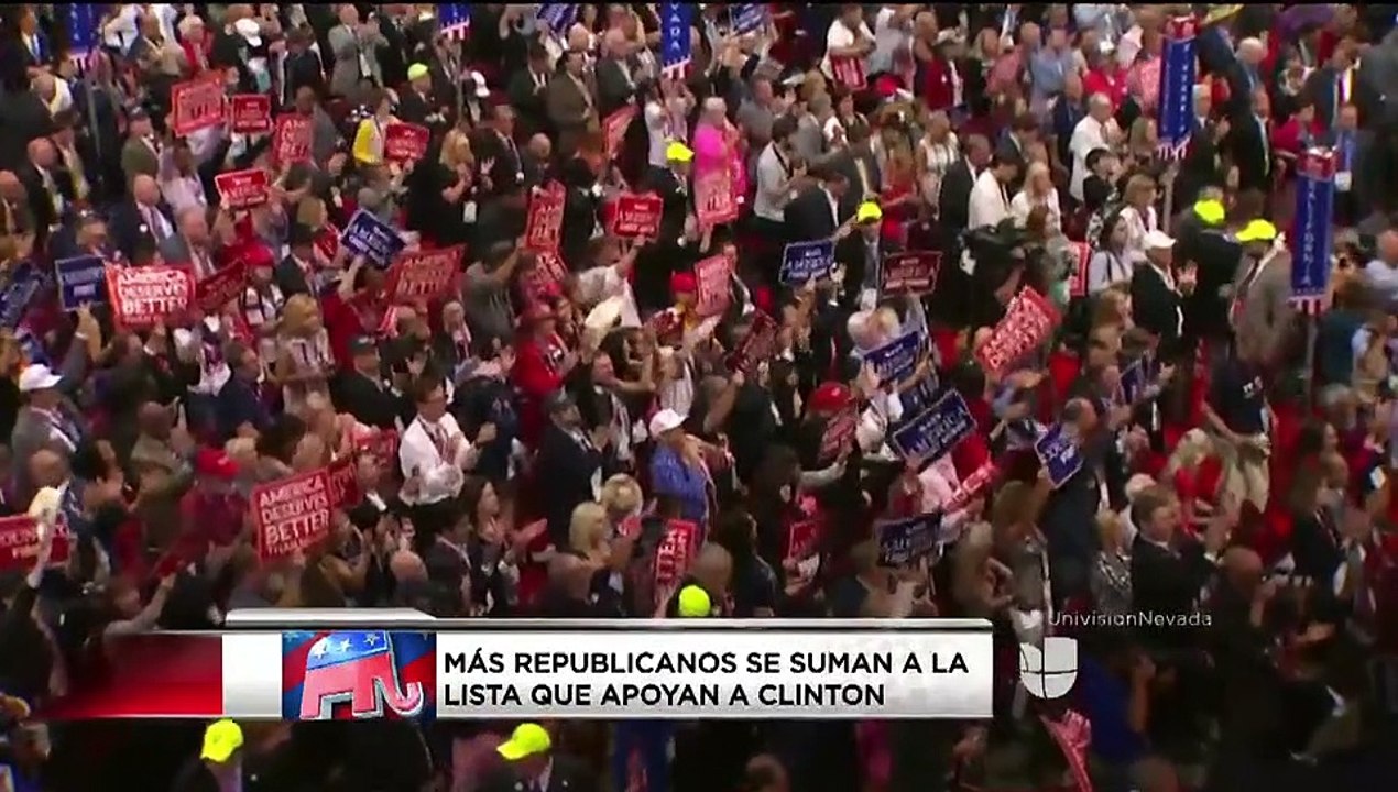 Republicanos abandonan partido para apoyar a Clinton sobre Trump