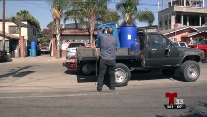 Aprovechan desesperación de tijuanenses, venden tambos de agua en Facebook