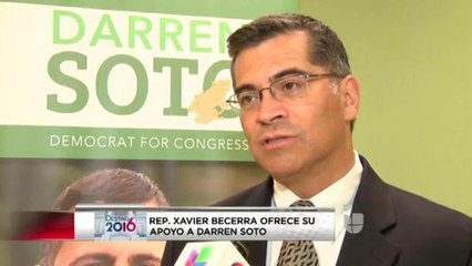 VIDEO: Representante Xavier Becerra apoya a Darren Soto