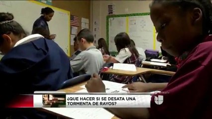 VIDEO: ¿Qué debe hacer un estudiante ante una tormenta?