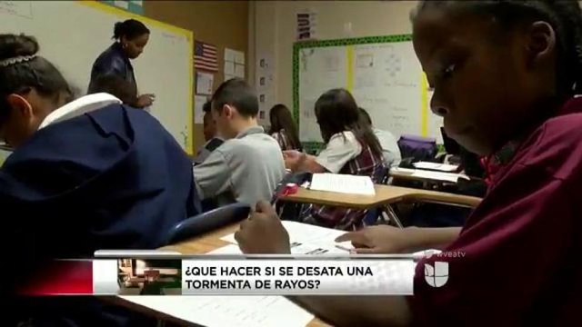 VIDEO: ¿Qué debe hacer un estudiante ante una tormenta?