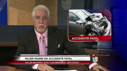 Accidente fatal cobra la vida de una mujer.