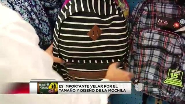 VIDEO: ¿Peligrosas las mochilas pesadas para los niños?
