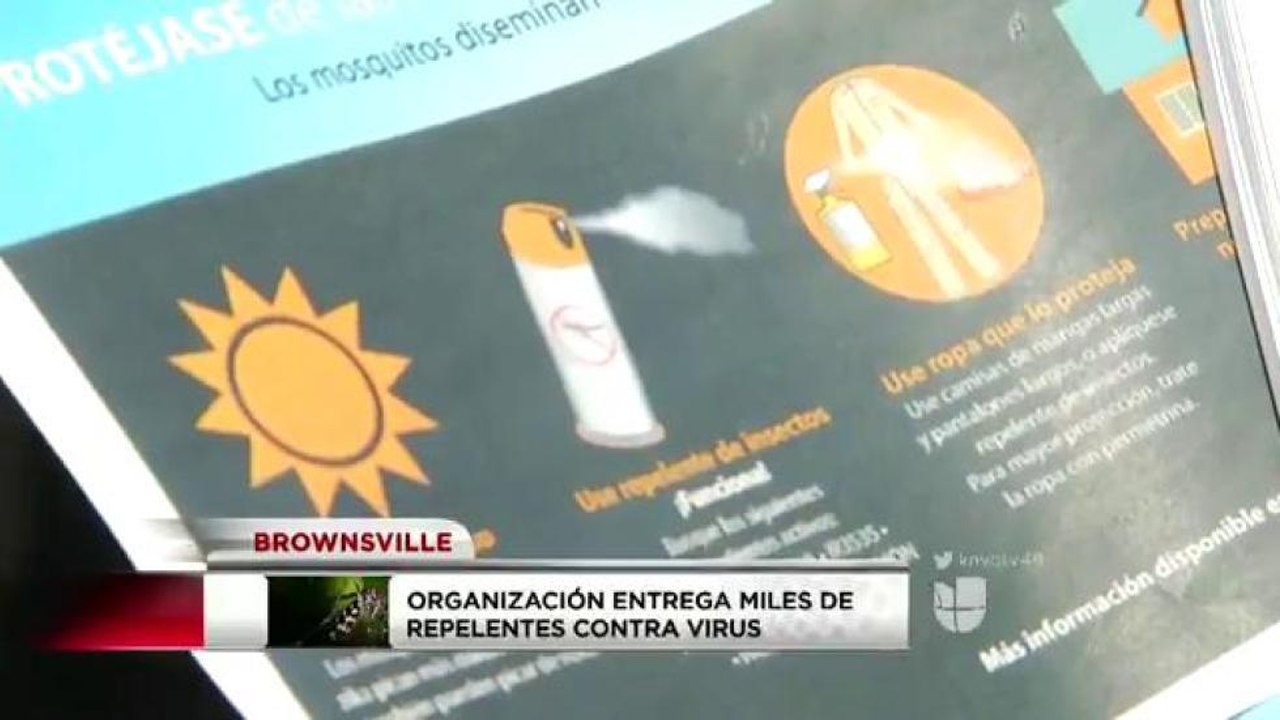 Organización en su lucha contra el Zika entrega repelentes gratis en Brownsville