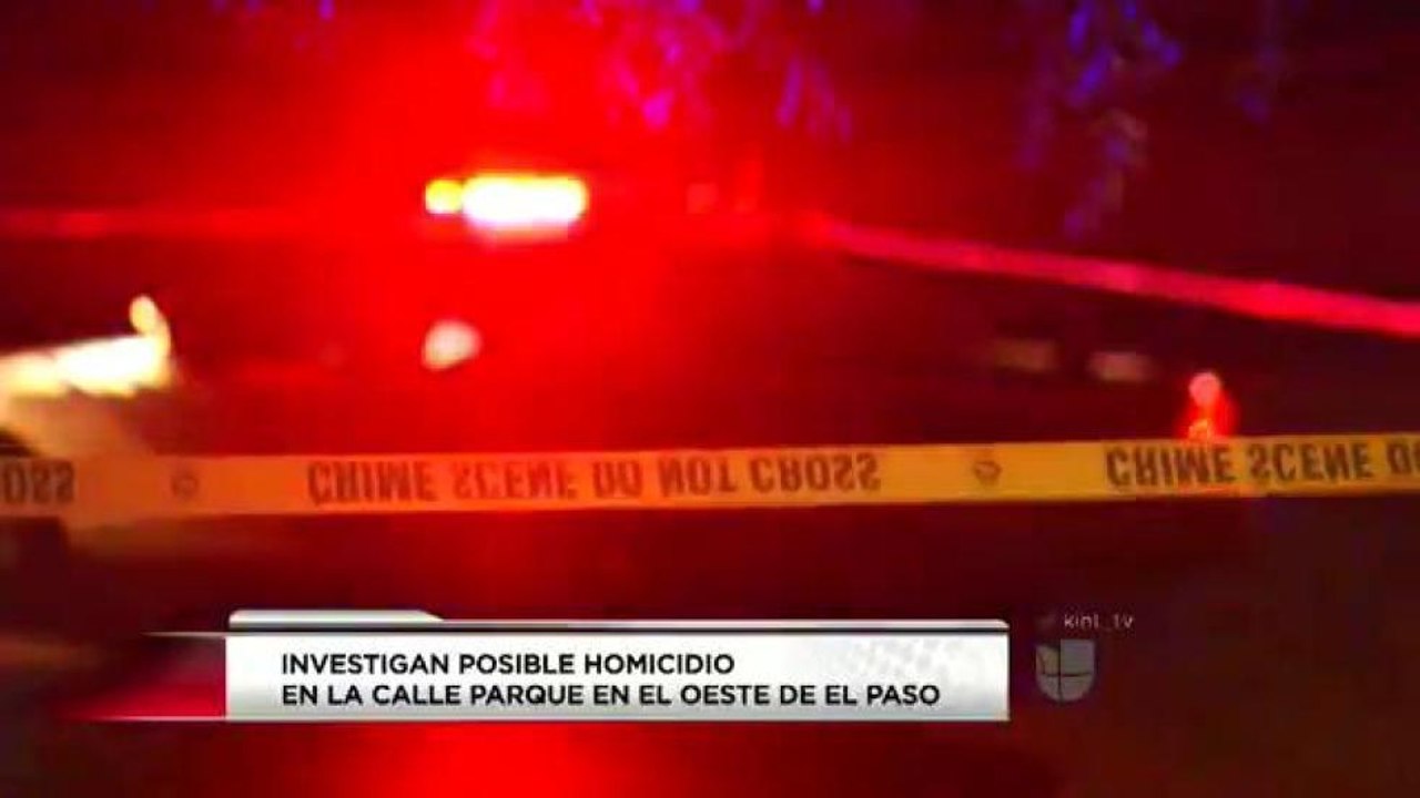 Homicidio en El Paso