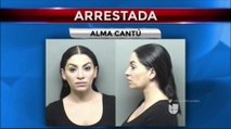 Arrestan a esposa de sujeto que está profugo de la ley.