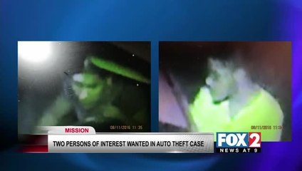 Police Search for Men Involved In Auto Theft